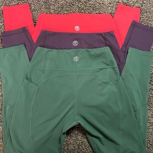 Til You Collapse TYC Effortless Heart Booty BUNDLE OF 3 SIZE MEDIUM